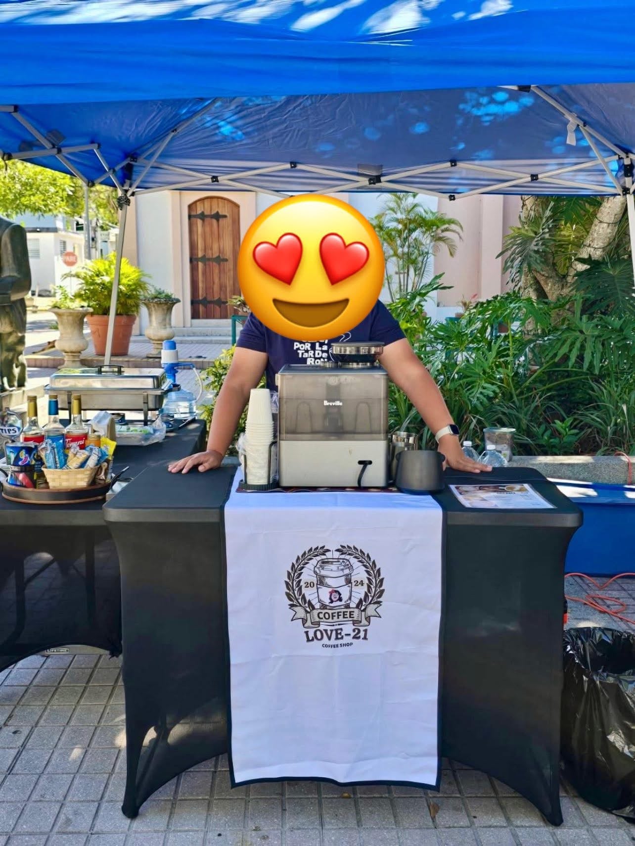 Tablecloth with custom logo